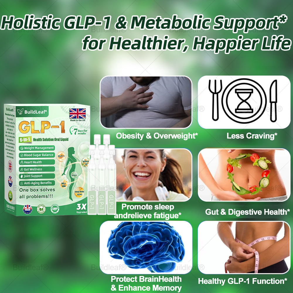 UK Official Store | 𝑩𝒖𝒊𝒍𝒅𝑳𝒆𝒂𝒇® 𝐆𝐋𝐏-𝟏 𝟔-𝐢𝐧-𝟏 𝑯𝒆𝒂𝒍𝒕𝒉 𝑺𝒐𝒍𝒖𝒕𝒊𝒐𝒏 𝑶𝒓𝒂𝒍 𝑳𝒊𝒒𝒖𝒊𝒅 (𝑱𝒖𝒔𝒕 𝒐𝒏𝒄𝒆 𝒂 𝒅𝒂𝒚, 𝘃𝗶𝘀𝗶𝗯𝗹𝗲 𝗰𝗵𝗮𝗻𝗴𝗲𝘀 𝗶𝗻 𝟳 𝗱𝗮𝘆𝘀) ✅ 𝘍𝘰𝘳 𝘰𝘣𝘦𝘴𝘪𝘵𝘺, 𝘤𝘢𝘳𝘥𝘪𝘰𝘷𝘢𝘴𝘤𝘶𝘭𝘢𝘳 𝘩𝘦𝘢𝘭𝘵𝘩, 𝙙𝙞𝙖𝙗𝙚𝙩𝙚𝙨, 𝙨𝙡𝙚𝙚𝙥 𝐚𝐩𝐧𝐞𝐚, 𝐆𝐮𝐭 𝐇𝐞𝐚𝐥𝐭𝐡, 𝐣𝐨𝐢𝐧𝐭 𝐢𝐬𝐬𝐮𝐞𝐬, 𝐚𝐧𝐝 𝐦𝐨𝐫𝐞