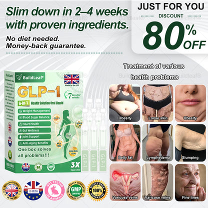 UK Official Store | 𝑩𝒖𝒊𝒍𝒅𝑳𝒆𝒂𝒇® 𝐆𝐋𝐏-𝟏 𝟔-𝐢𝐧-𝟏 𝑯𝒆𝒂𝒍𝒕𝒉 𝑺𝒐𝒍𝒖𝒕𝒊𝒐𝒏 𝑶𝒓𝒂𝒍 𝑳𝒊𝒒𝒖𝒊𝒅 (𝑱𝒖𝒔𝒕 𝒐𝒏𝒄𝒆 𝒂 𝒅𝒂𝒚, 𝘃𝗶𝘀𝗶𝗯𝗹𝗲 𝗰𝗵𝗮𝗻𝗴𝗲𝘀 𝗶𝗻 𝟳 𝗱𝗮𝘆𝘀) ✅ 𝘍𝘰𝘳 𝘰𝘣𝘦𝘴𝘪𝘵𝘺, 𝘤𝘢𝘳𝘥𝘪𝘰𝘷𝘢𝘴𝘤𝘶𝘭𝘢𝘳 𝘩𝘦𝘢𝘭𝘵𝘩, 𝙙𝙞𝙖𝙗𝙚𝙩𝙚𝙨, 𝙨𝙡𝙚𝙚𝙥 𝐚𝐩𝐧𝐞𝐚, 𝐆𝐮𝐭 𝐇𝐞𝐚𝐥𝐭𝐡, 𝐣𝐨𝐢𝐧𝐭 𝐢𝐬𝐬𝐮𝐞𝐬, 𝐚𝐧𝐝 𝐦𝐨𝐫𝐞