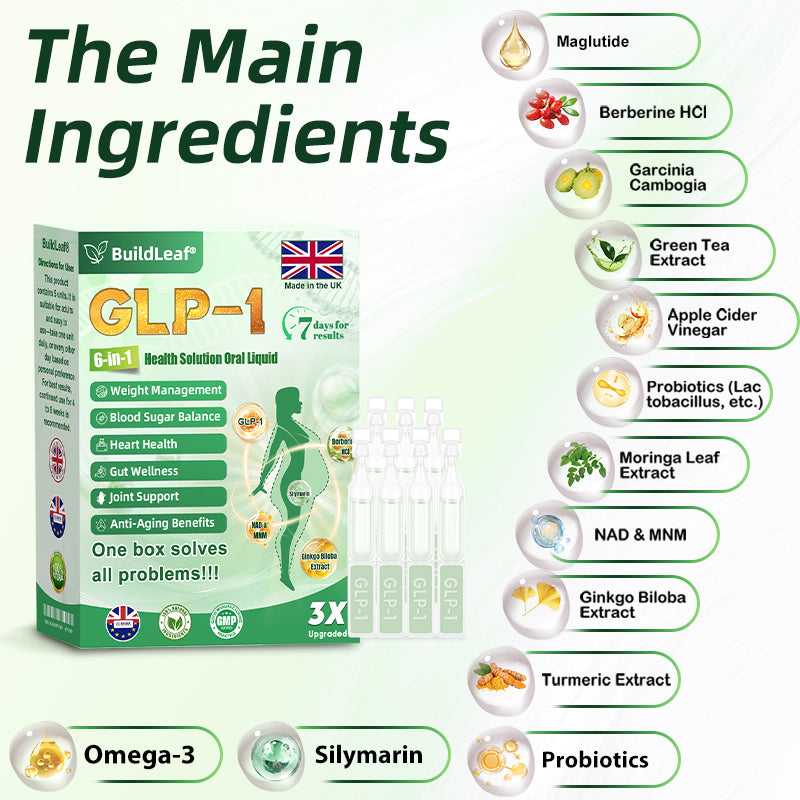 UK Official Store | 𝑩𝒖𝒊𝒍𝒅𝑳𝒆𝒂𝒇® 𝐆𝐋𝐏-𝟏 𝟔-𝐢𝐧-𝟏 𝑯𝒆𝒂𝒍𝒕𝒉 𝑺𝒐𝒍𝒖𝒕𝒊𝒐𝒏 𝑶𝒓𝒂𝒍 𝑳𝒊𝒒𝒖𝒊𝒅 (𝑱𝒖𝒔𝒕 𝒐𝒏𝒄𝒆 𝒂 𝒅𝒂𝒚, 𝘃𝗶𝘀𝗶𝗯𝗹𝗲 𝗰𝗵𝗮𝗻𝗴𝗲𝘀 𝗶𝗻 𝟳 𝗱𝗮𝘆𝘀) ✅ 𝘍𝘰𝘳 𝘰𝘣𝘦𝘴𝘪𝘵𝘺, 𝘤𝘢𝘳𝘥𝘪𝘰𝘷𝘢𝘴𝘤𝘶𝘭𝘢𝘳 𝘩𝘦𝘢𝘭𝘵𝘩, 𝙙𝙞𝙖𝙗𝙚𝙩𝙚𝙨, 𝙨𝙡𝙚𝙚𝙥 𝐚𝐩𝐧𝐞𝐚, 𝐆𝐮𝐭 𝐇𝐞𝐚𝐥𝐭𝐡, 𝐣𝐨𝐢𝐧𝐭 𝐢𝐬𝐬𝐮𝐞𝐬, 𝐚𝐧𝐝 𝐦𝐨𝐫𝐞