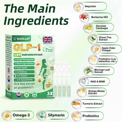 UK Official Store | 𝑩𝒖𝒊𝒍𝒅𝑳𝒆𝒂𝒇® 𝐆𝐋𝐏-𝟏 𝟔-𝐢𝐧-𝟏 𝑯𝒆𝒂𝒍𝒕𝒉 𝑺𝒐𝒍𝒖𝒕𝒊𝒐𝒏 𝑶𝒓𝒂𝒍 𝑳𝒊𝒒𝒖𝒊𝒅 (𝑱𝒖𝒔𝒕 𝒐𝒏𝒄𝒆 𝒂 𝒅𝒂𝒚, 𝘃𝗶𝘀𝗶𝗯𝗹𝗲 𝗰𝗵𝗮𝗻𝗴𝗲𝘀 𝗶𝗻 𝟳 𝗱𝗮𝘆𝘀) ✅ 𝘍𝘰𝘳 𝘰𝘣𝘦𝘴𝘪𝘵𝘺, 𝘤𝘢𝘳𝘥𝘪𝘰𝘷𝘢𝘴𝘤𝘶𝘭𝘢𝘳 𝘩𝘦𝘢𝘭𝘵𝘩, 𝙙𝙞𝙖𝙗𝙚𝙩𝙚𝙨, 𝙨𝙡𝙚𝙚𝙥 𝐚𝐩𝐧𝐞𝐚, 𝐆𝐮𝐭 𝐇𝐞𝐚𝐥𝐭𝐡, 𝐣𝐨𝐢𝐧𝐭 𝐢𝐬𝐬𝐮𝐞𝐬, 𝐚𝐧𝐝 𝐦𝐨𝐫𝐞